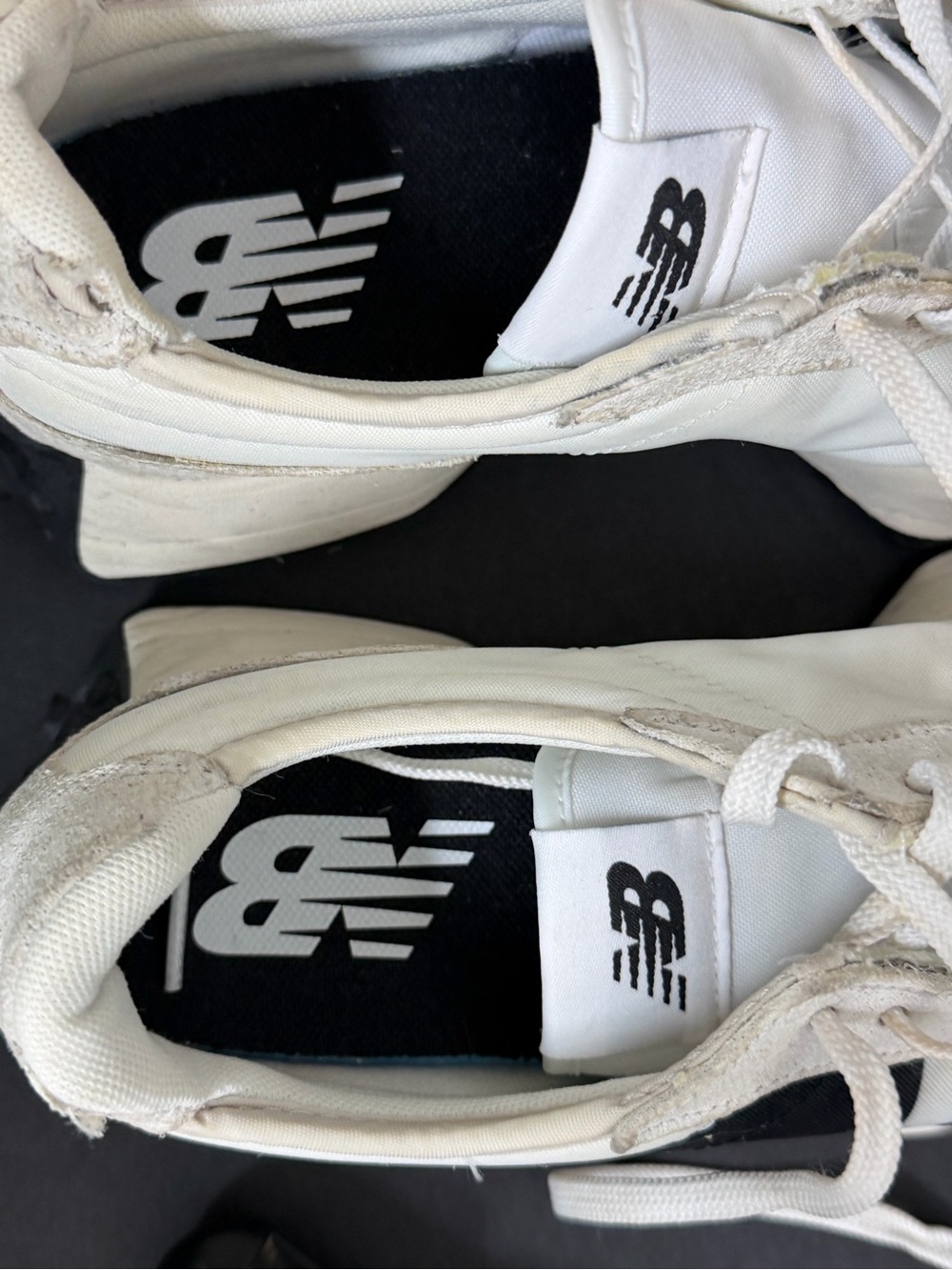 New Balance 327 Sea Salt Black Womens Sneakers WS327FE Size 8.5 Men 7 Low Top - Picture 9 of 11